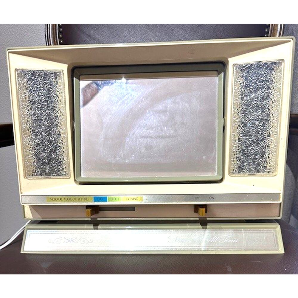 1970s Sears Roebuck Day/Office/Night Light-Changing Make-up Mirror